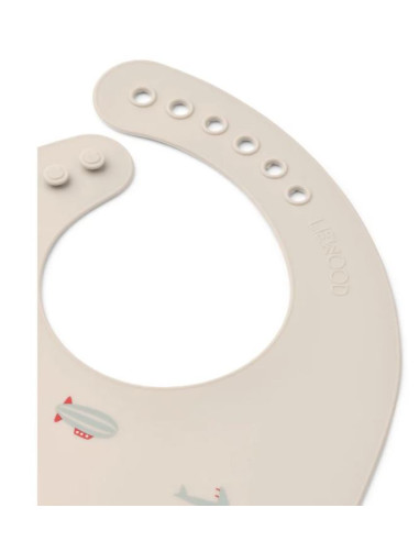 Lot de 2 bavoirs en silicone Tilda -...