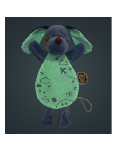 Doudou marionnette phosphorescent -...