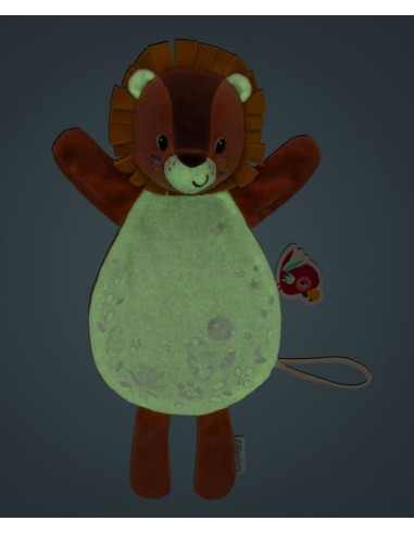 Doudou marionnette phosphorescent -...