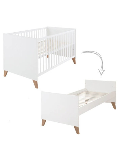 Longerons lit bois 70x140cm - Ole