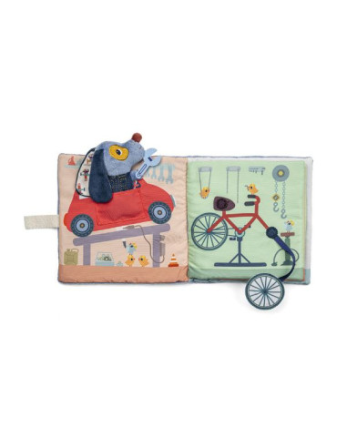 Livre tissu - Le garage de Jules