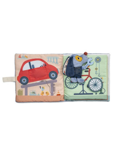 Livre tissu - Le garage de Jules