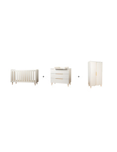Chambre bébé 3pcs lit...
