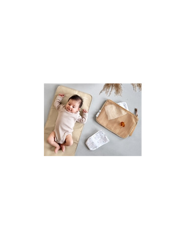 Pochette organiseur de change - Beige...