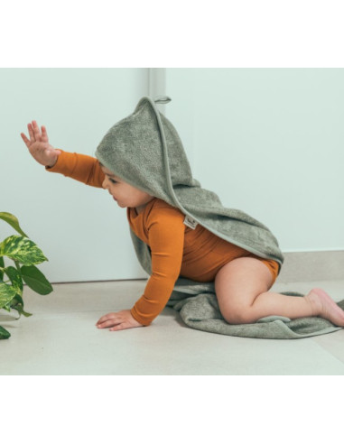 Cape de bain bambou 75x75cm - Jungle...