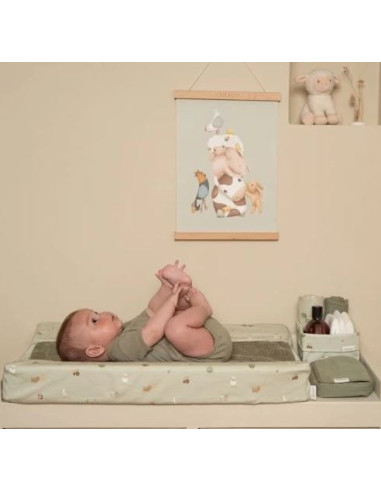 Housse de matelas à langer éponge -...