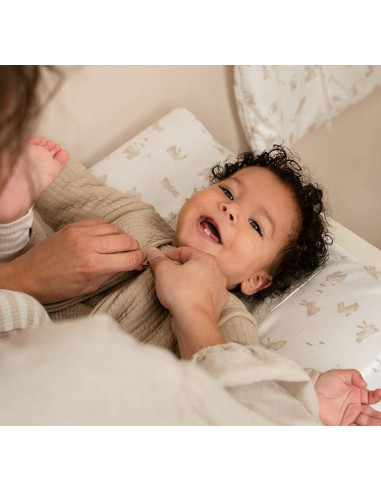 Housse de matelas à langer éponge -...