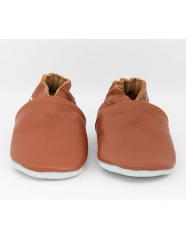 Chaussons Babysoft 12-18 mois - Cognac