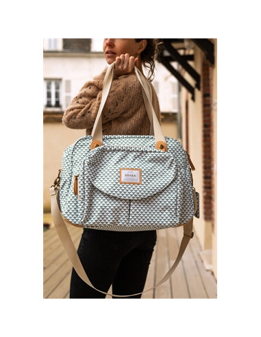 Sac Genève II - Play Print Sage Green