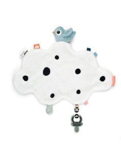 Doudou plat attache-sucette...