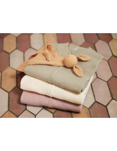 Gigoteuse mousseline 70cm - Oatmeal