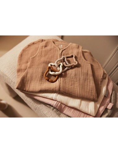 Gigoteuse mousseline 90cm - Biscuit