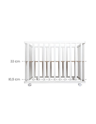 Parc pliable Fold Up 75x100cm - Blanc