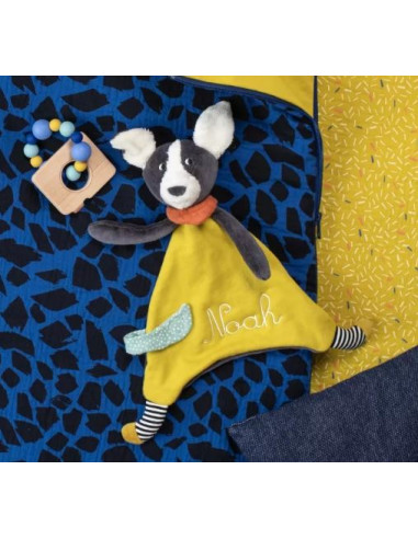 Doudou Puce jaune - Puce & Pilou