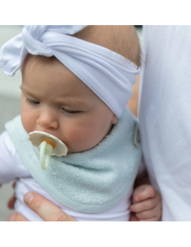 Bandana en bambou doublé - Riviera Blue