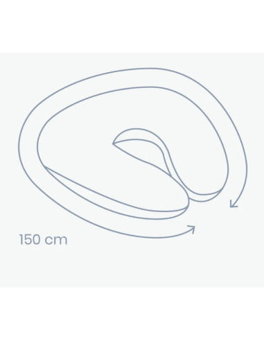 Coussin Doomoo Softy - Bear Family Grey