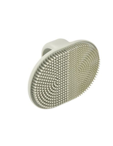 Brosse en silicone - Vert de gris