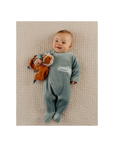 Pyjama Dors-bien en velours - Little... Pyjama Dors-bien en velours - Little...