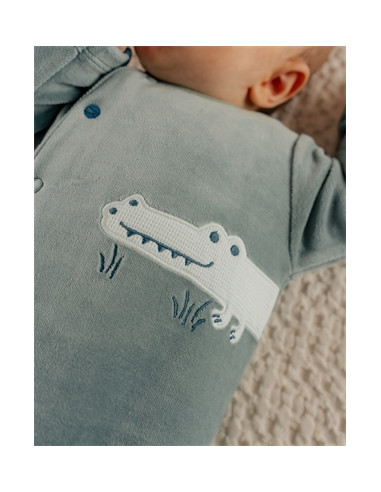 Pyjama Dors-bien en velours - Little... Pyjama Dors-bien en velours - Little...