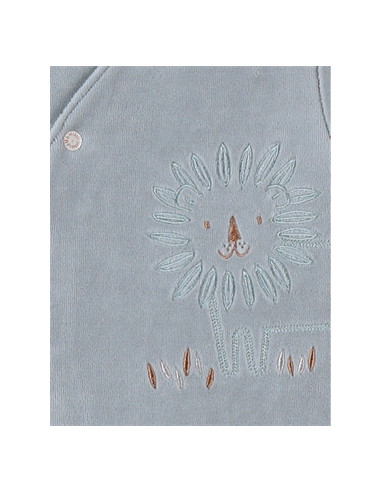 Pyjama Dors-bien en velours - Lion...