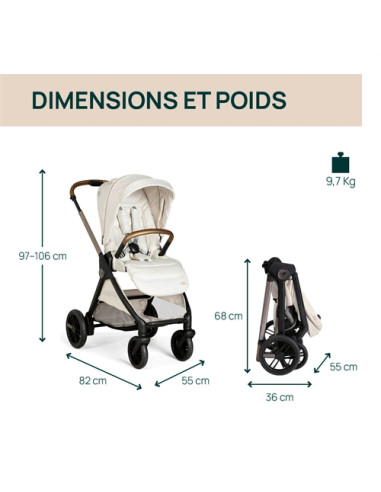 Poussette Chicco Bellagio - Amber Glow