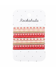 Pack de 10 élastiques - Cerise