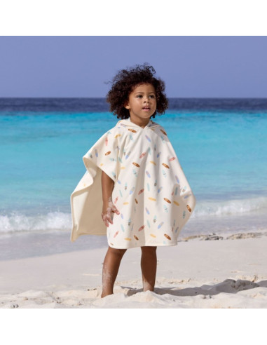 Poncho Anti-UV - Surfboards sea salt