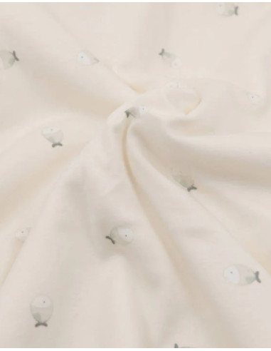 Couverture 100x140cm jersey/éponge -...