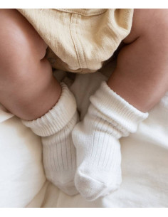 Chaussettes côtelées en... 2