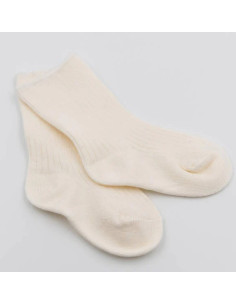 Chaussettes côtelées en...