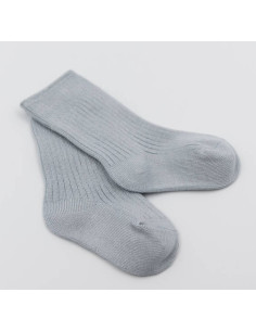 Chaussettes côtelées en...