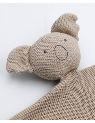 Doudou tricoté en bambou - Koala Oyster