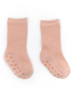 Chaussettes côtelées en...