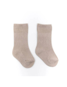 Chaussettes côtelées en...