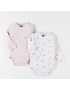 Bodys croisés ML 2pces 3M -...