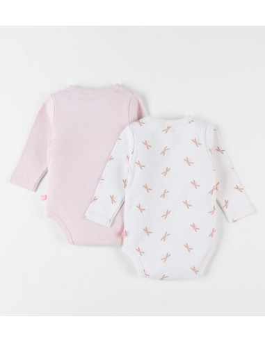 Bodys croisés ML 2pces 3M - Popsie...