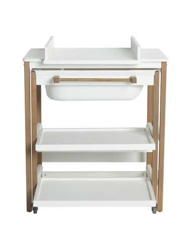 Meuble de bain Smart - Blanc/Naturel