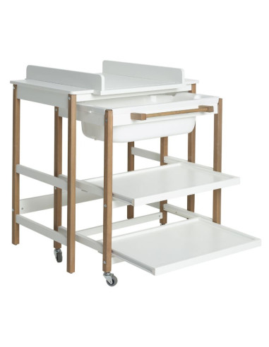 Meuble de bain Smart - Blanc/Naturel