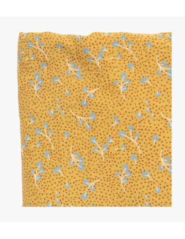 Drap housse 70x140cm Ocre - Trois...