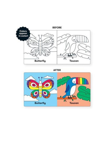 Livre de Bain -  Arc-en-ciel Sauvage