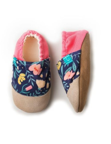 Chausson Titot coton 18-24mois + cuir...