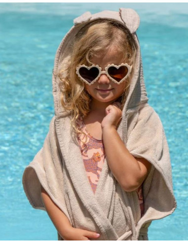 Peignoir de bain 0-2ans - Biscuit