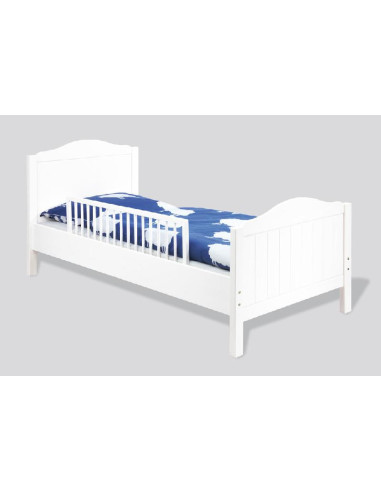 Barrière de lit bois 90cm - Blanc