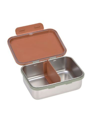 Boîte goûter inox - Happy Prints Caramel