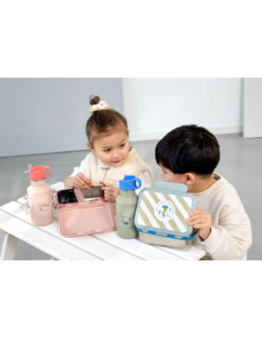 Gourde inox enfant - Sunny Explorer rose