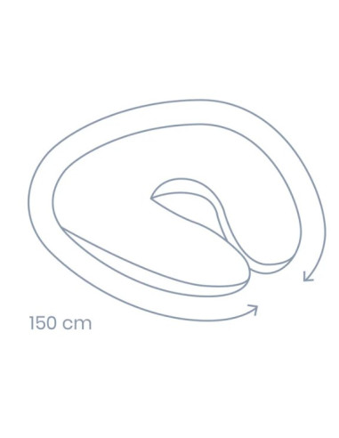 Coussin Doomoo Softy - Chiné Pink