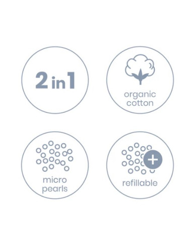 Coussin Doomoo Softy - Chiné Pink