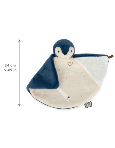 Doudou Manchot - Bleu
