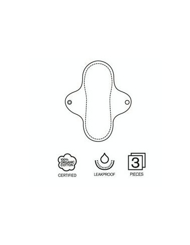 Serviette hygiénique Regular coton...