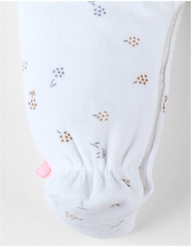 Pyjama Dors-bien en velours AOP -...